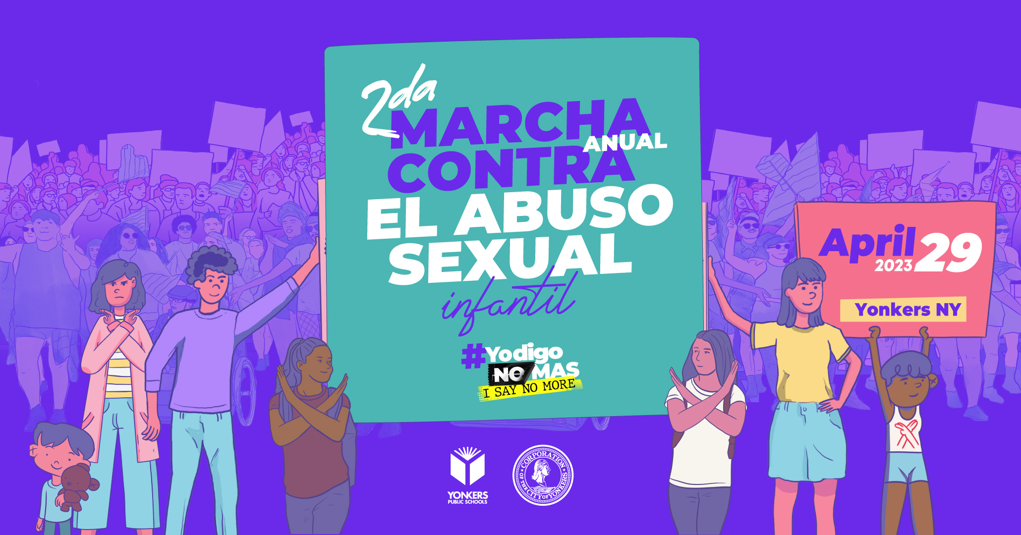 Te espero mañana en la Segunda marcha contra el abuso sexual infantil